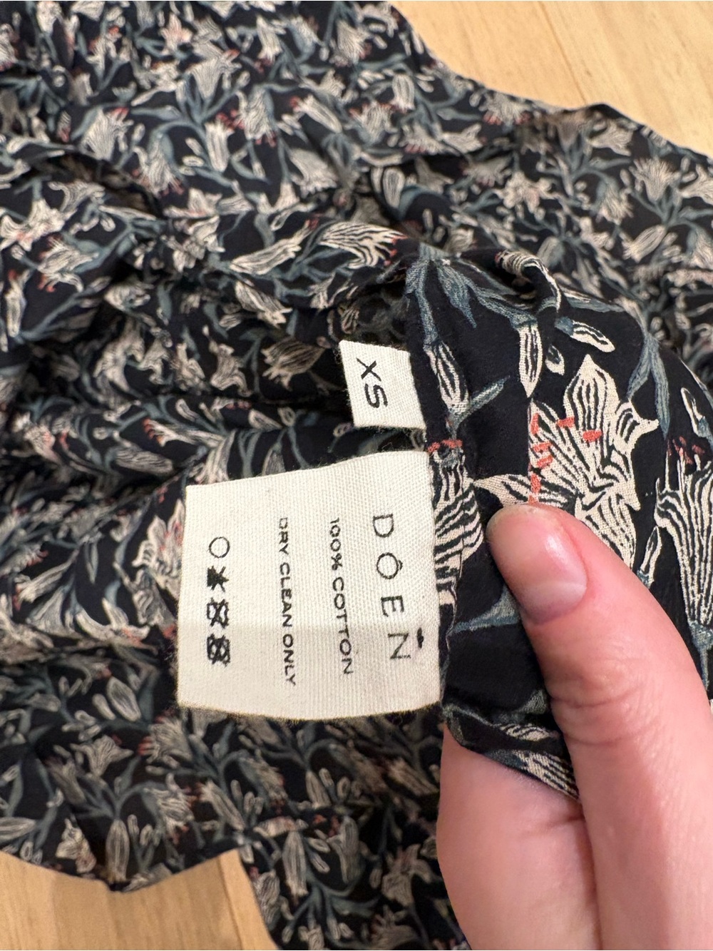 Doen Carnation Black Floral Ruffle Sleeve Maxi Dress - Picture 8 of 10